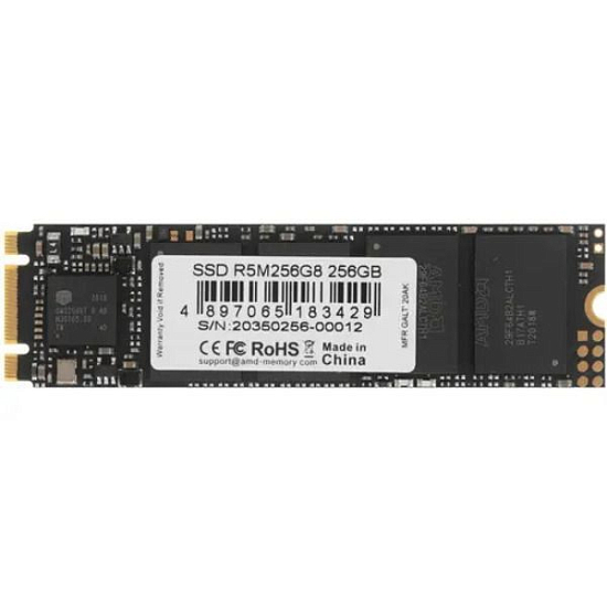 Накопитель SSD M.2 256Gb AMD R5 Client R5M256G8 SATA 6Gb/s, 3D TLC, RTL (183429)