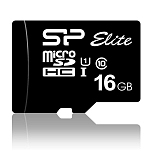 Micro SD 16Gb Silicon Power Class 10  Elite UHS-I (R/W 85/15 Mb/s) без адаптера