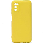 Задняя накладка AKSS для Samsung Galaxy A03S 4G, желтый