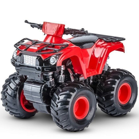 Инерционная игрушка Handers "Большие колёса: квадроцикл" (11 см,  шоубокс, 8 шт. в ассорт.)