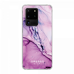 Задняя накладка GRESSO для Samsung S20 Ultra. Коллекция "Skyfall". Модель "Wisteria".