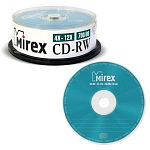 Диск CD-RW MIREX 700Мб 4X-12X Cake box 10 (10/300)