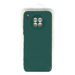 Задняя накладка SILICONE case NEW для Honor 50 Lite тёмно-зелёный