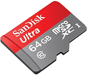 Micro SD 64Gb SanDisk Class10 Ultra Imagining UHS-I 48Mb/s без адаптера