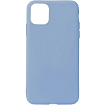 Cиликоновый чехол CTR для iPhone 11 Pro плотный матовый (серия Colors) (ярко-голубой)
