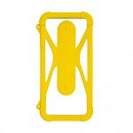 Силиконовый чехол OLMIO bumper-case 4.5"-6.5", желтый #2