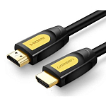 Кабель HDMI <--> HDMI  3.0м UGREEN желтый/черный, 4K (10130)