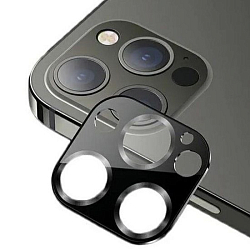Противоударное стекло MIETUBL для iPhone 12 Pro (6.1), CAMERA GLASS, чёрное, для задней камеры