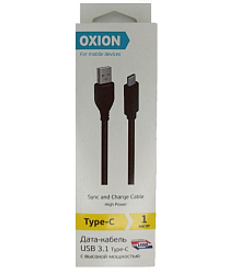 Кабель USB 3.1 <--> Type-c  1.0м OXION OX-USB3.1TC1