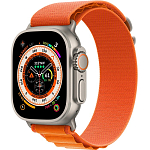 Часы Apple Watch Ultra GPS + Cellular 49mm (MQFL3) Titanium Case with Starlight Orange Loop (Оранжевые) (Б/У)