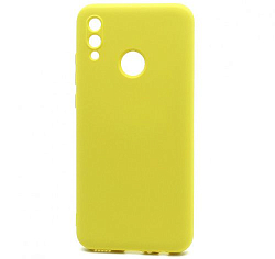 Задняя накладка  Silicone Case NEW ERA для Honor 10 Lite/P Smart 2019 желтый