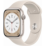 Часы Apple Watch Series 8 GPS, 45 мм,(MNP23) Starlight, Sport Band (LL)
