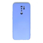 Задняя накладка SILICONE case NEW для Xiaomi Redmi 9 голубая