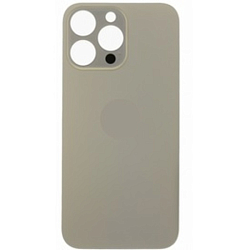 Задняя панель (крышка) iPhone 14 Pro Max (Gold) с увеличенными отверстиями под окошки камер (Оригинал)