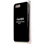 Силиконовый чехол FaisON для APPLE iPhone 7/8 Plus, №08, чёрный