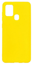 Задняя накладка XIVI для SAMSUNG Galaxy A21S, SC, матовая, №41, жёлтый