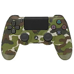 Геймпад БП для SONY PS4 Dual Shock Camouflage Green (не оригинал) (в техпаке) (Уценка)