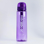 Бутылка для воды Enjoy sports, 800 мл, клик, на ремешке, фиолетовый  8х26 см 7358461