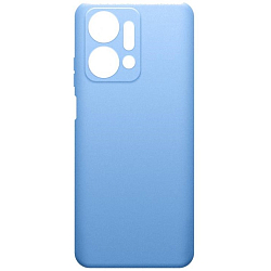 Задняя накладка Silicon Case Soft Matte для Honor X7 4G Голубой