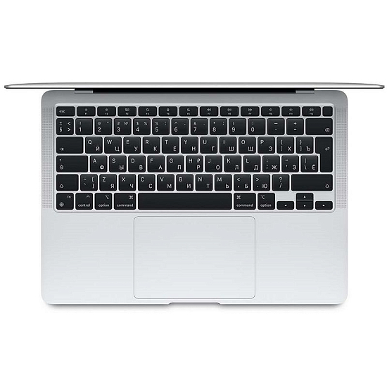 Ноутбук 13.3" Apple MacBook Air A2337 (M1 Chip/8Gb/256Gb/Apple Graphics 7-core) MGN93RU/A, серебристый, с русской клавиатурой