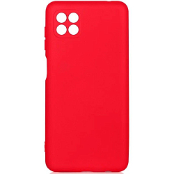 Задняя накладка AKSS для Samsung Galaxy A22S 5G, красный