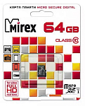 Micro SD 64Gb Mirex Class 10 UHS-I без адаптера