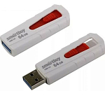 USB 64Gb Smart Buy Iron белый/красный USB 3.0