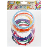 Пластик PLA 3D-Mix, 10 цветов по 5 м 7569967
