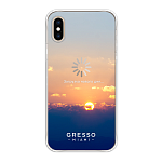 Задняя накладка GRESSO для IPhone XS Max. Коллекция "Press Pause". Модель "Toscana".