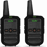 Рация WLN KD-С 56 (UHF), 16 каналов, радиус действия 3км.(в комплекте 2шт.)(евровилка)