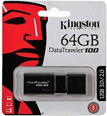 USB 64Gb Kingston DT100G3 чёрный