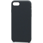 Задняя накладка SILICONE CASE для iPhone 7/8 Plus черная (не оригинал)