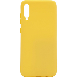 Задняя накладка ZIBELINO Soft Matte для Samsung Galaxy A70 (желтый)