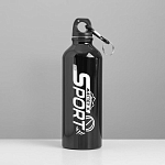 Фляжка-бутылка для воды "Мастер К.", 500 мл, 20 х 6 см 1164304