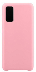 Задняя накладка SILICONE COVER для Samsung Galaxy S20 Fe розовый
