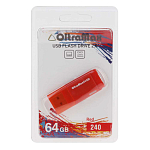 USB 64Gb OltraMax 240 Red