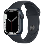 Часы Apple Watch Series 7 GPS, 41 мм, (MKMX3) Midnight, Sport Band (RU)