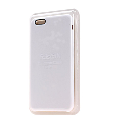 Силиконовый чехол FAISON для iPhone 5/5S/SE, №05, матовый, белый
