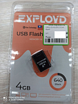 USB  4Gb EXPLOYD 640 чёрный