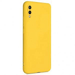 Силиконовый чехол BUBBLE для Samsung Galaxy A02 желтый