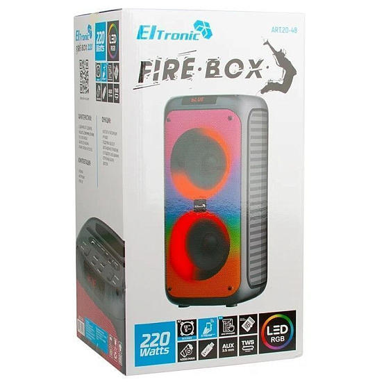 Колонка портативная 05" ELTRONIC (20-48 FIRE BOX 220)