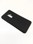 Силиконовый чехол NONAME для SAMSUNG Galaxy S9 Plus, Soft Matte, матовый, чёрный, в техпаке