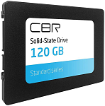 Накопитель SSD 2.5" 120Gb CBR SSD-120GB-2.5-ST21, серия "Standard", SATA III 6 Gbit/s, Phison PS3111-S11, 3D TLC NAND, R/W speed up to 5