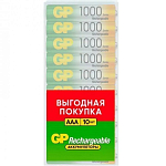 Аккумулятор GP R03 1000mAh BL-10 в пластиковой упаковке (10/300)