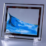 Песочная картина M синяя 17,5х22 см