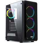 Корпус POWERCASE Mistral Z4 Mesh RGB, Tempered Glass, 4x 120mm RGB fan, чёрный, ATX  (CMIZB-R4)