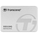 Накопитель SSD 2,5" 1Tb Transcend SSD220Q, QLC, 2,5", SATAIII, R550/W500, TBW 200