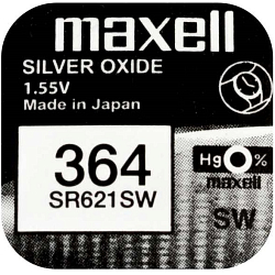 Батарейка для часов Maxell 364 (SR621SW)