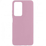 Задняя накладка ZIBELINO Soft Matte для Xiaomi Poco F4 5G (пыльно-розовый) с микрофиброй