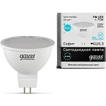 Лампа светодиодная GAUSS Elementary MR16 7W/4100К/GU5.3